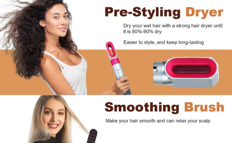 5 in 1 Hair Styler, Hot Air Brush, Airwrap Styler Electric Hair Styler