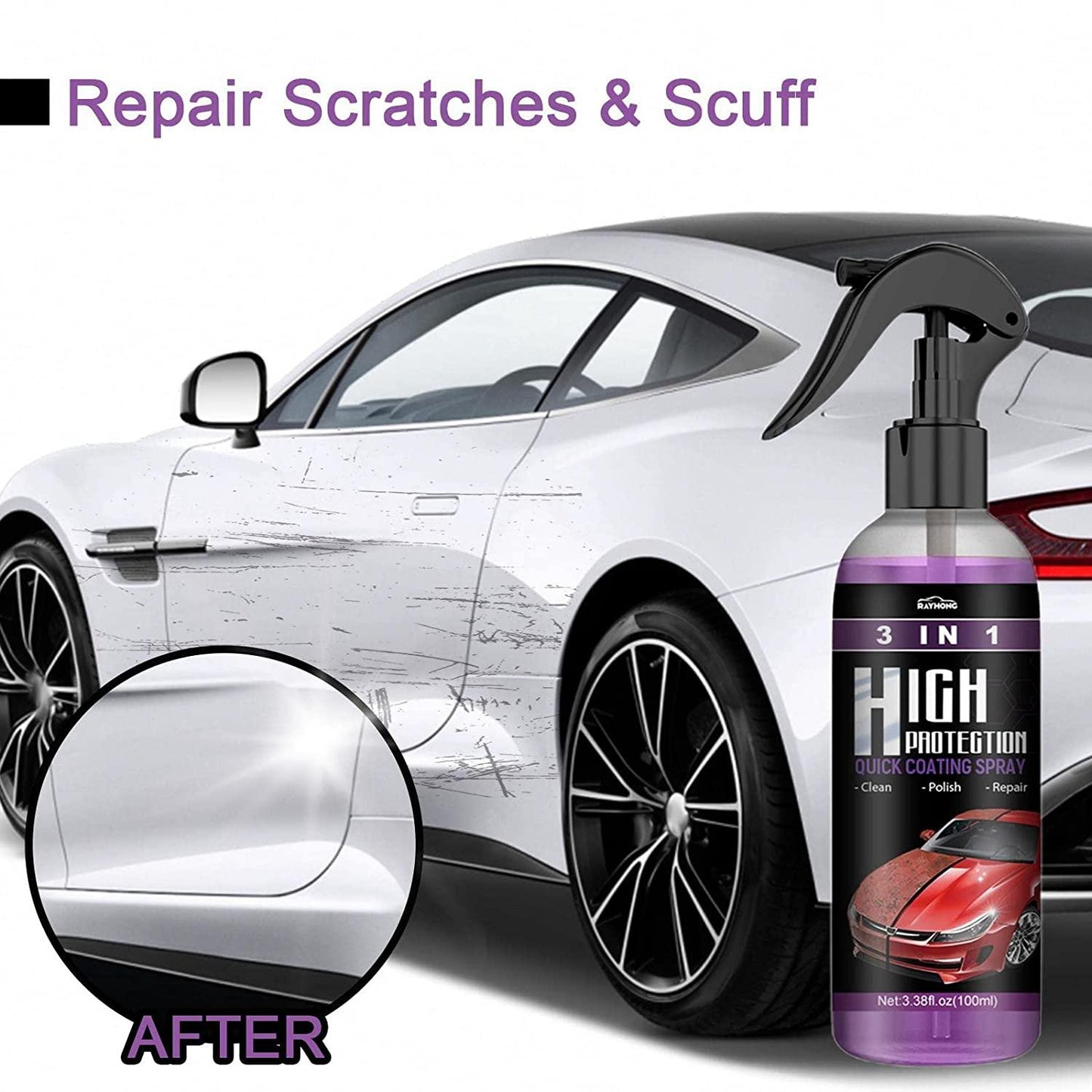 Powerful Car Coating Spray ( Pack Of 3 )